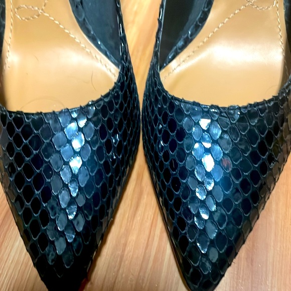 J RENEE BLACK Textured Pump Sz 7W - Picture 4 of 6